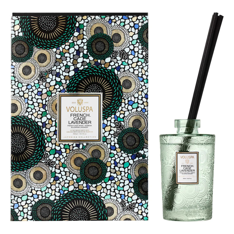 French Cade Lavander Luxe Reed Diffuser - PRINZZESA BOUTIQUE