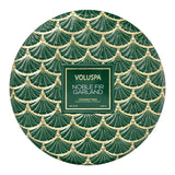 Noble Fir Garland 3 Wick Tin