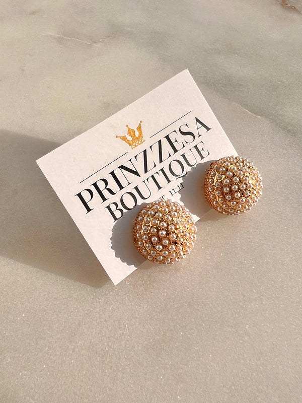 Gabi Pearl Earrings - PRINZZESA BOUTIQUE