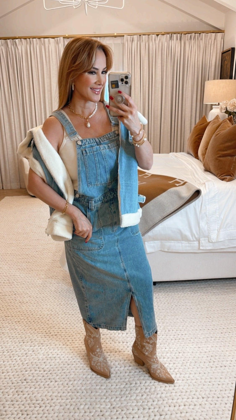 Bailey Denim Overalls - PRINZZESA BOUTIQUE