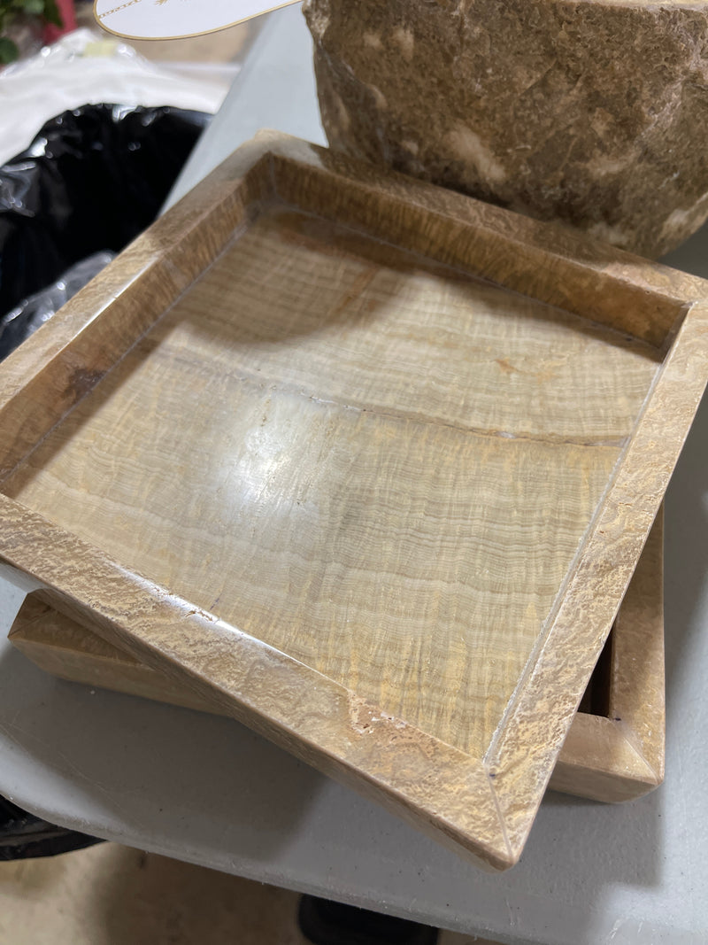 Onyx Square Tray Small