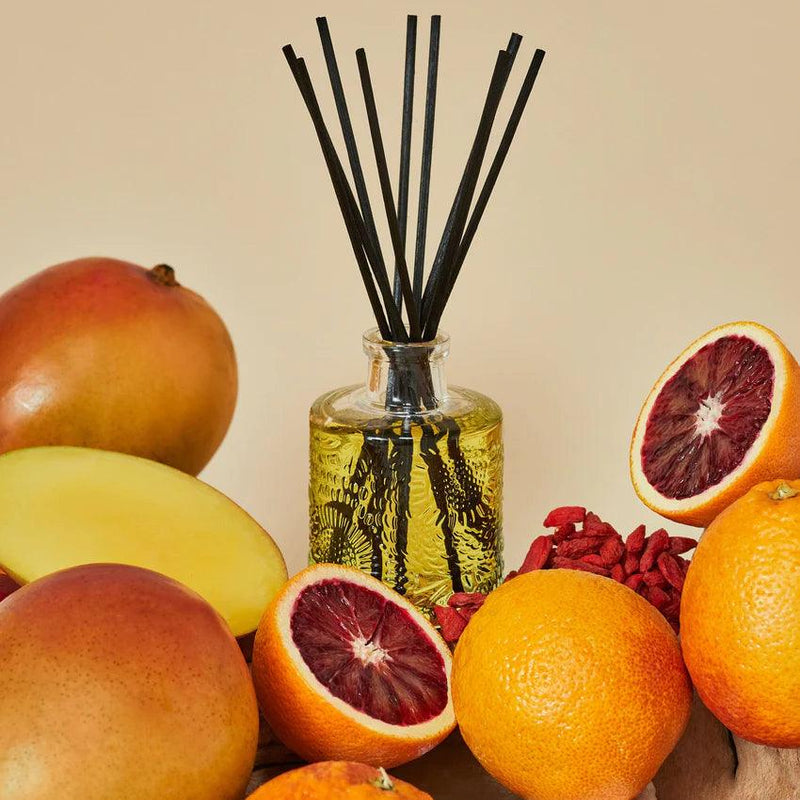 Goji Tarocco Orange Scalloped Edge Reed Diffuser