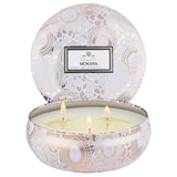 Mokara 3 Wick Tin Candle - PRINZZESA BOUTIQUE