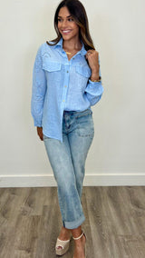 Giuliana Eyelet Top - PRINZZESA BOUTIQUE