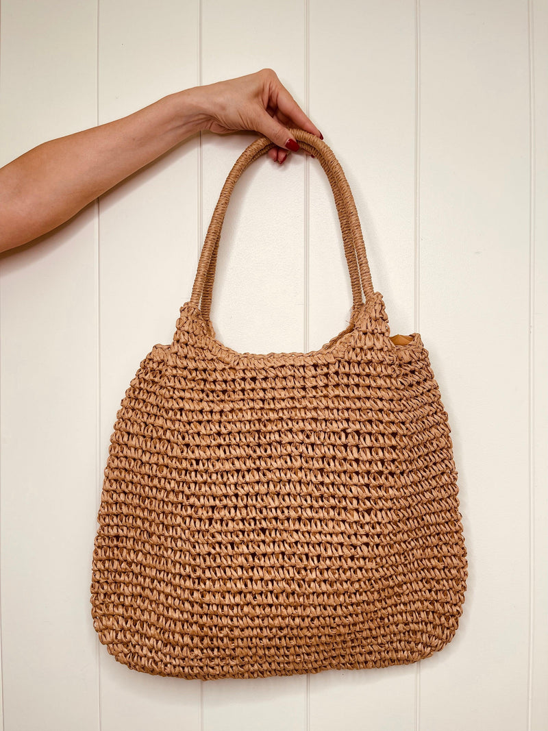 Terra Woven Khaki Tote