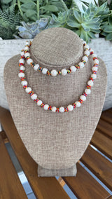 Pearl Knots Multicolor Red