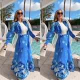Portofino Blue Set - PRINZZESA BOUTIQUE