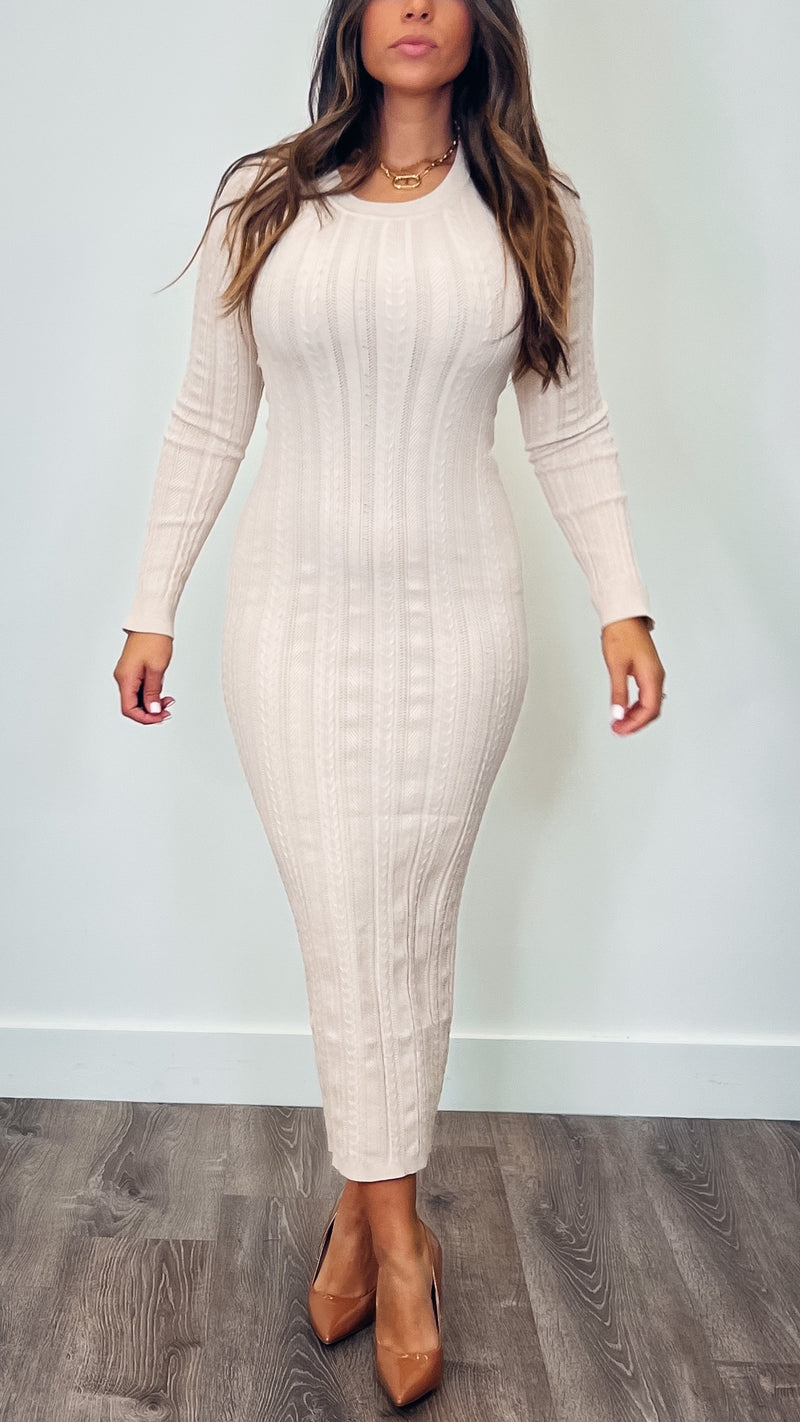 Sexy Cabin Girl Dress Taupe