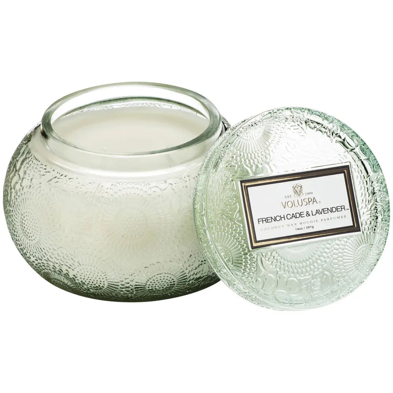 French Cade Lavander Chawan Bowl Candle - PRINZZESA BOUTIQUE