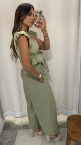 Karol Sexy Bodycon Dress in Forest