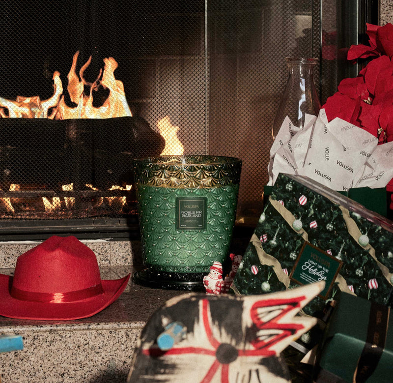 Noble Fir Christmas Candle 5 wick