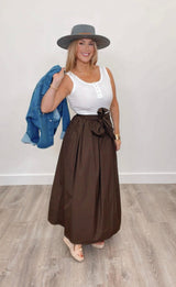 Jane White Ribbed Tank - PRINZZESA BOUTIQUE