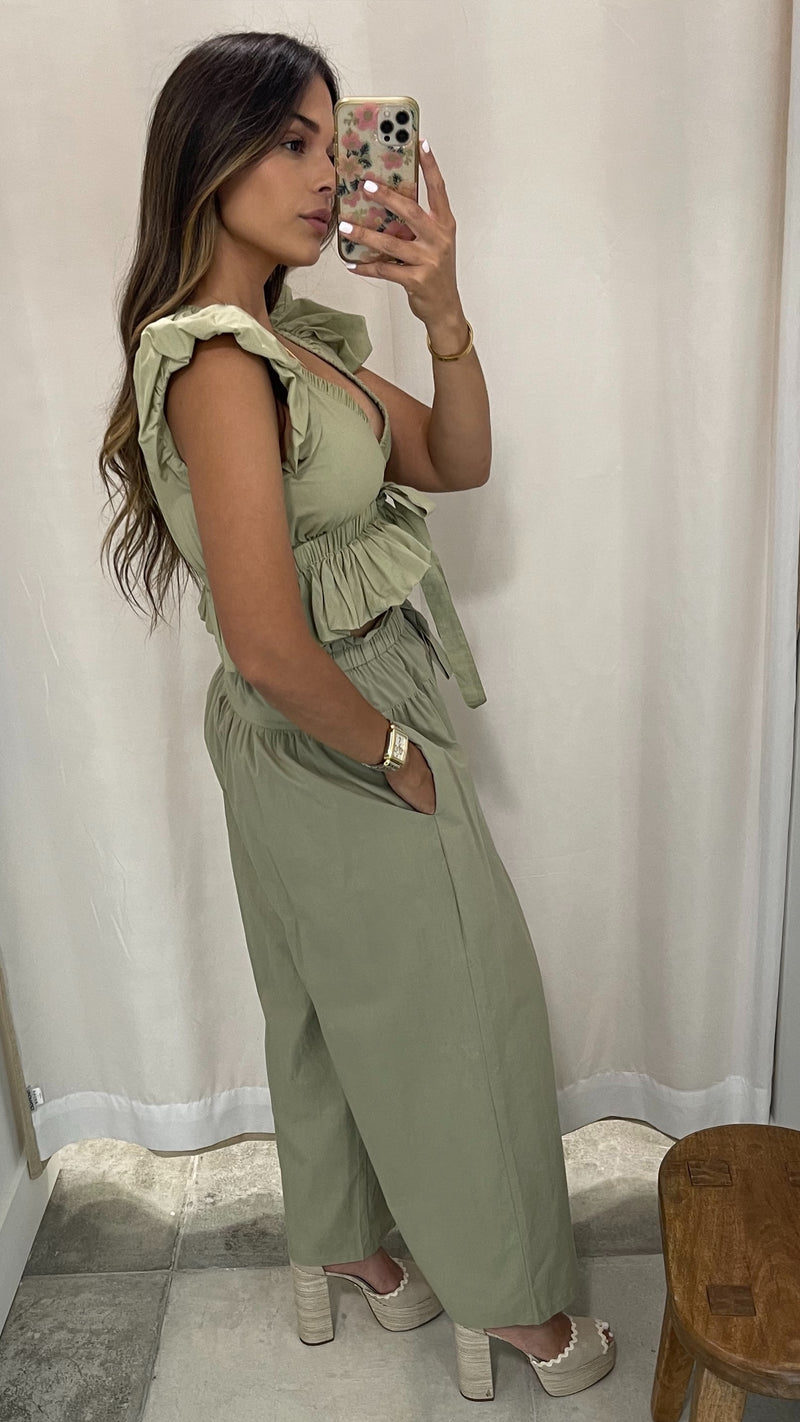 Karol Sexy Bodycon Dress in Forest