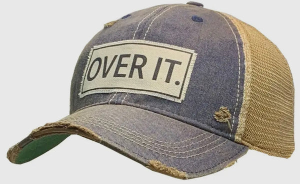 Over it Vintage Trucker Hat