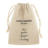 Ceramic Cheese Markers Set of 4