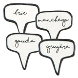 Ceramic Cheese Markers Set of 4