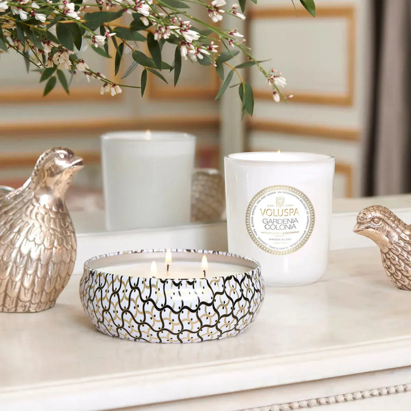 Gardenia Colonia Classic Candle - PRINZZESA BOUTIQUE