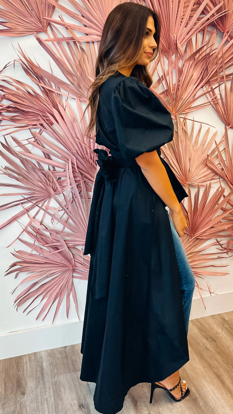 Glam Gal Black Top - PRINZZESA BOUTIQUE