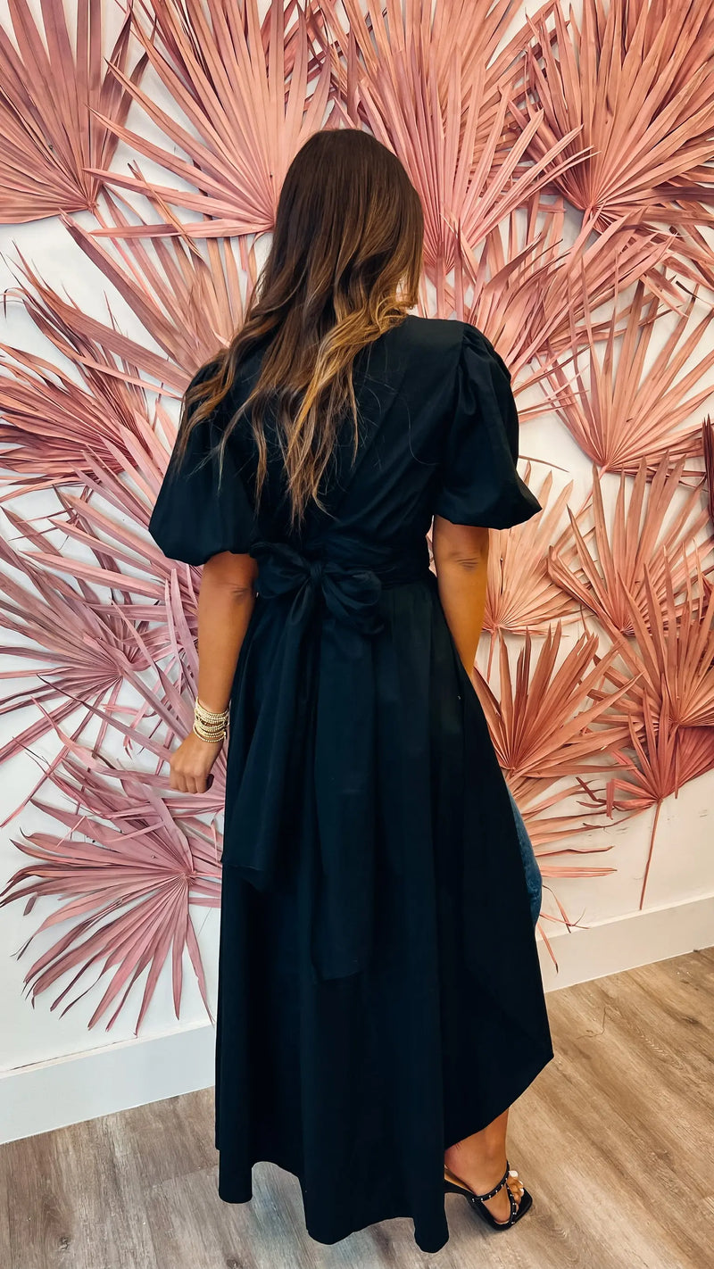 Glam Gal Black Top - PRINZZESA BOUTIQUE