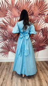 Glam Gal Blue Top - PRINZZESA BOUTIQUE
