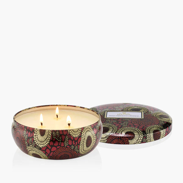 Goji Tarocco Orange 3 Wick Tin Candle