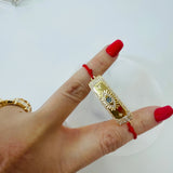 Golden Eye Bar Braclet - PRINZZESA BOUTIQUE