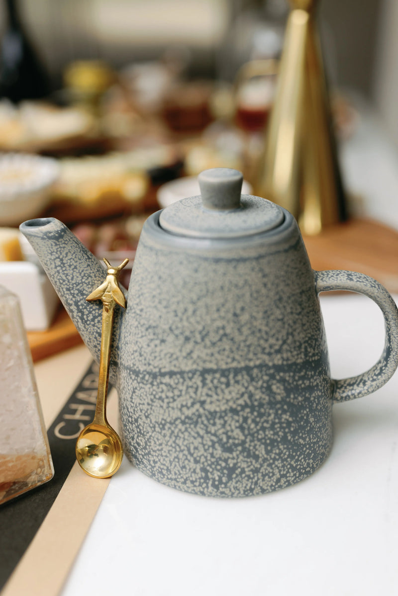 Grey Teapot - PRINZZESA BOUTIQUE