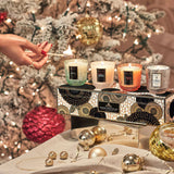 JAPONICA HOLIDAY 4 PEDESTAL CANDLE GIFT SET - PRINZZESA BOUTIQUE