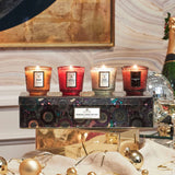 JAPONICA BEST-SELLERS - 4 PEDESTAL CANDLE GIFT SET - PRINZZESA BOUTIQUE