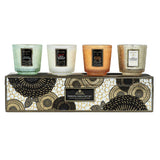 JAPONICA HOLIDAY 4 PEDESTAL CANDLE GIFT SET - PRINZZESA BOUTIQUE
