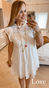 Cleo Off White Mini Dress