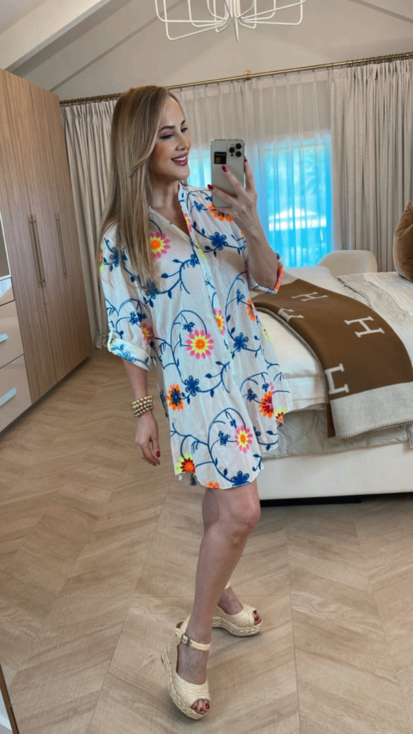 Demeter Button Down Resort Dress