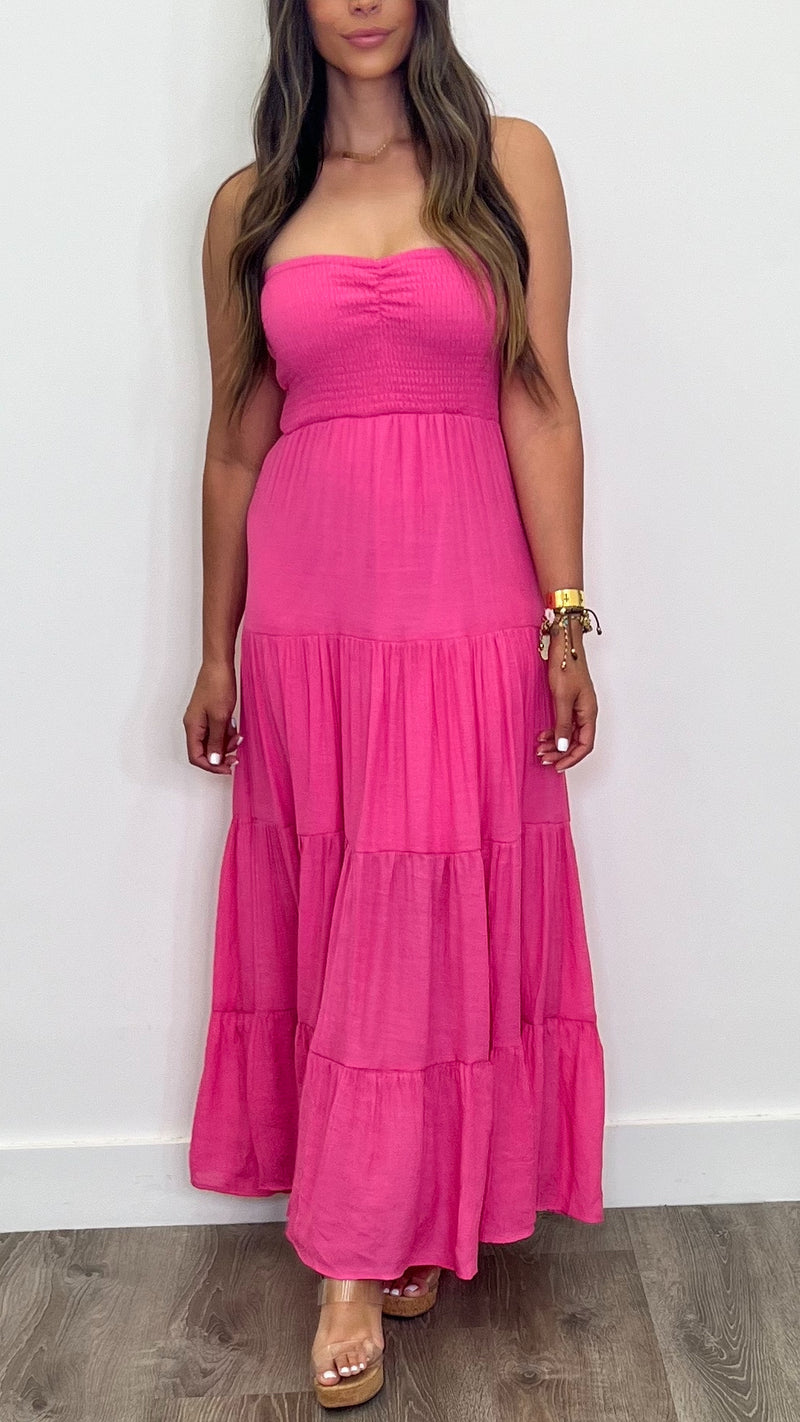 Violet Pink Maxi Dress