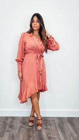 Bronwyn Dress Mauve - PRINZZESA BOUTIQUE