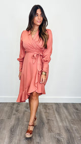Bronwyn Dress Mauve - PRINZZESA BOUTIQUE