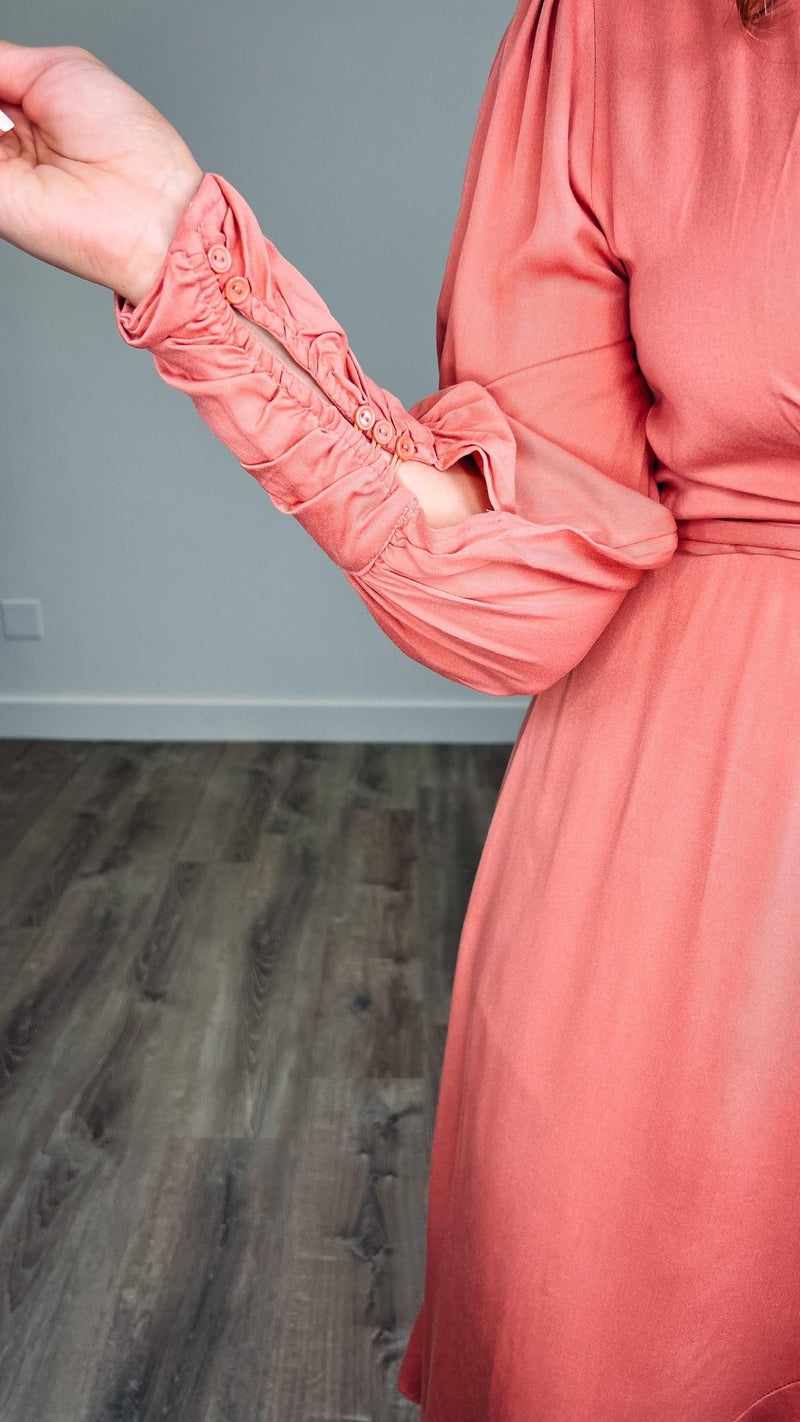 Bronwyn Dress Mauve - PRINZZESA BOUTIQUE