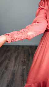 Bronwyn Dress Mauve - PRINZZESA BOUTIQUE