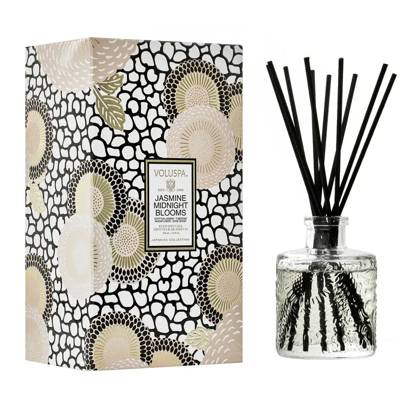 Jasmine Midnight Blooms Reed Diffuser - PRINZZESA BOUTIQUE