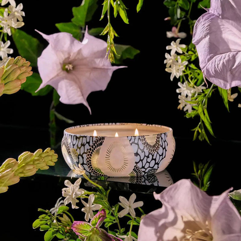 Jasmine Midnight Blooms Tin Candle - PRINZZESA BOUTIQUE