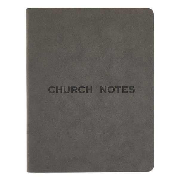 Suede Journal - Church Notes