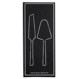 Matte Black Server Set - PRINZZESA BOUTIQUE