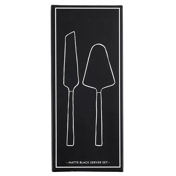 Matte Black Server Set - PRINZZESA BOUTIQUE