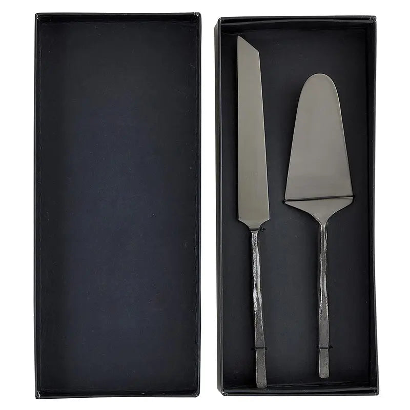 Matte Black Server Set - PRINZZESA BOUTIQUE