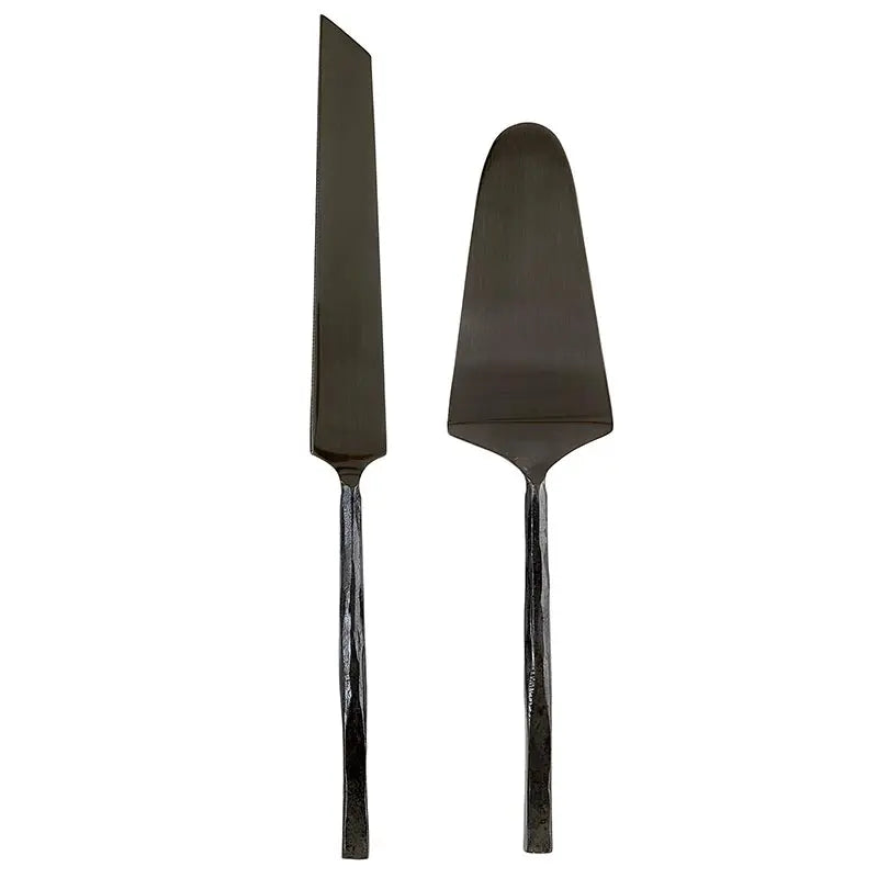 Matte Black Server Set - PRINZZESA BOUTIQUE