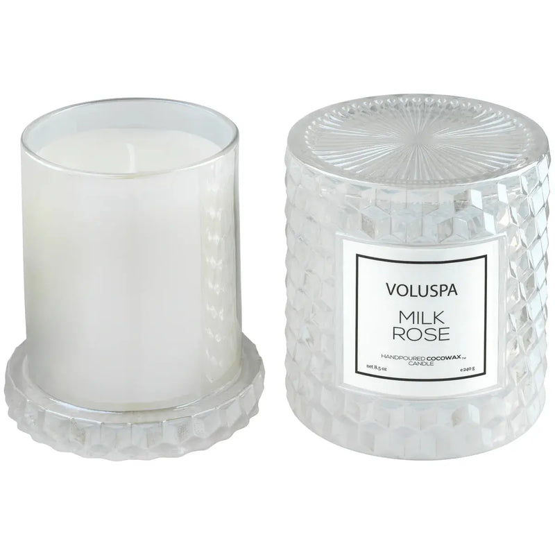 Milk Rose Cloche Candle - PRINZZESA BOUTIQUE