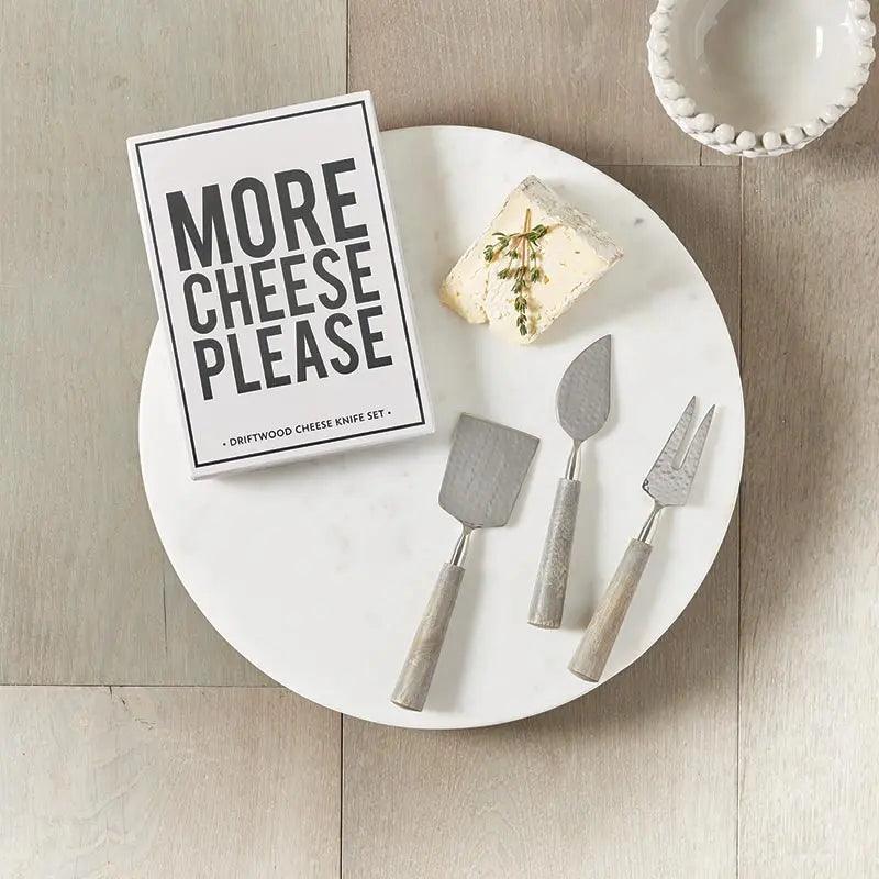 More Cheese Please - Driftwood Cheese Knife Set - PRINZZESA BOUTIQUE