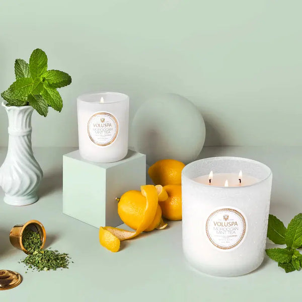 Moroccan Mint Tea Luxe Candle - PRINZZESA BOUTIQUE