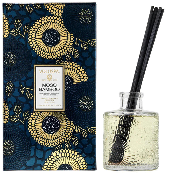 Moso Bamboo Scalloped Edge Reed Diffuser - PRINZZESA BOUTIQUE