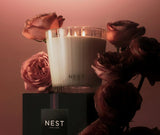 NEST Rose Noir & Oud 3-Wick Candle