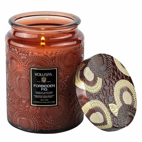 Forbidden Fig Large Jar Candle
